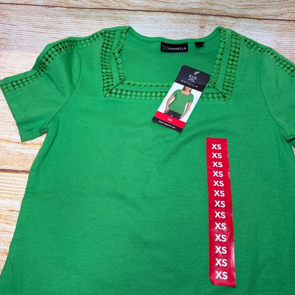 Rafaella Women's Squareneck Top Size XS‎